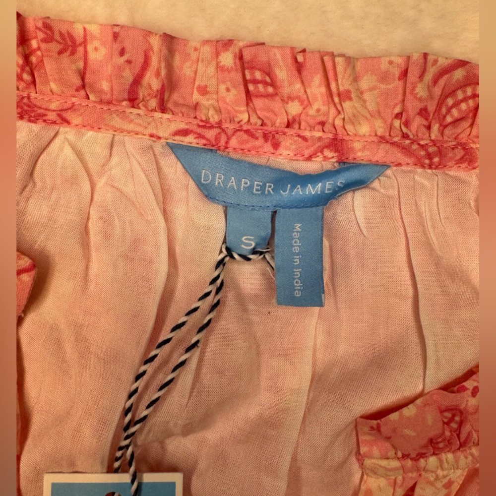 Draper James Kellie Babydoll Dress in Pink Paisley - Picture 3 of 6
